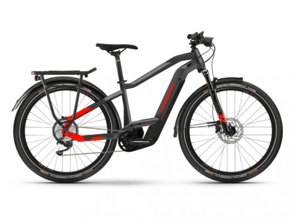 HAIBIKE Trekking 9 i625Wh 11-G Deore BCXI (2022), anthracite/red, Gr.S/50cm