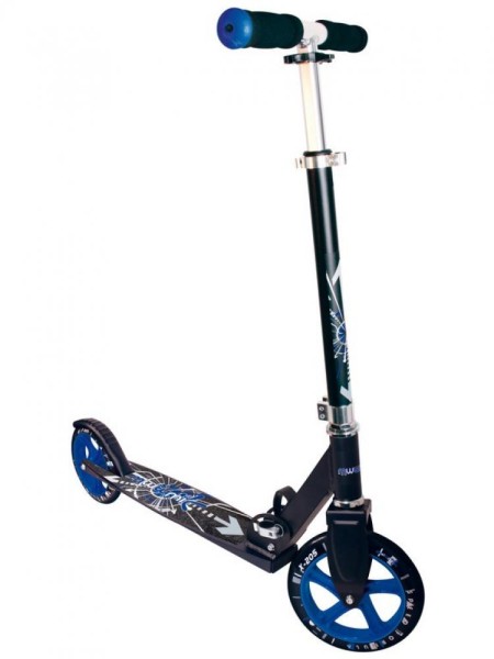 Muuwmi Scooter STB Aluminium 8 Zoll 462 schwarz/blau 205mm